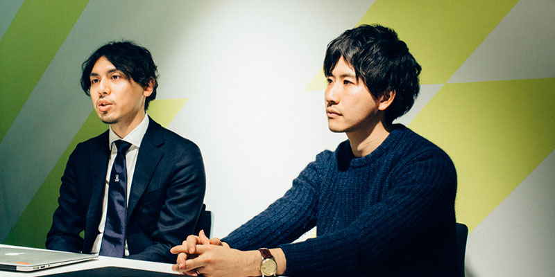 左:田中耕太さん(ストラテジックプラナー) / 右:山本恭裕さん(プロデューサー)