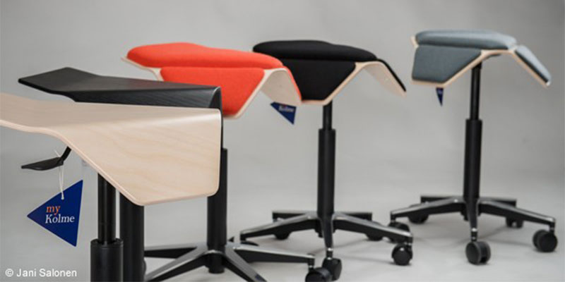 代表作はmyKolme design社に提供したILOA(イロア)チェアシリーズ。撮影:Jani Salonen