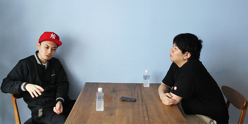 右:ノオト・朽木誠一郎さん、左:AbemaTV・恩納力さん