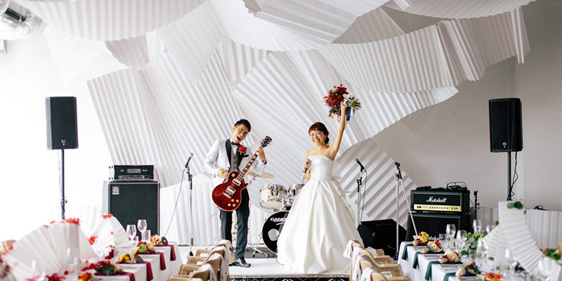 結婚式のコンセプトは「NON LIMIT」 / ウェディングプロデュース事業「CRAZY WEDDING」(画像提供:CRAZY)