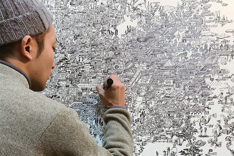 制作風景(画像提供:篠崎さん)